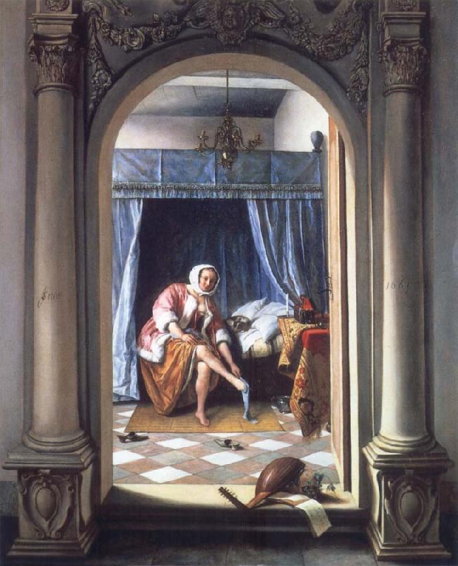 Jan Steen The toilet